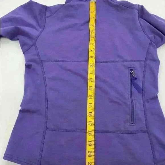 Patagonia Women’s 1/4 Zip Pullover Purple Size Small - Picture 9 of 11